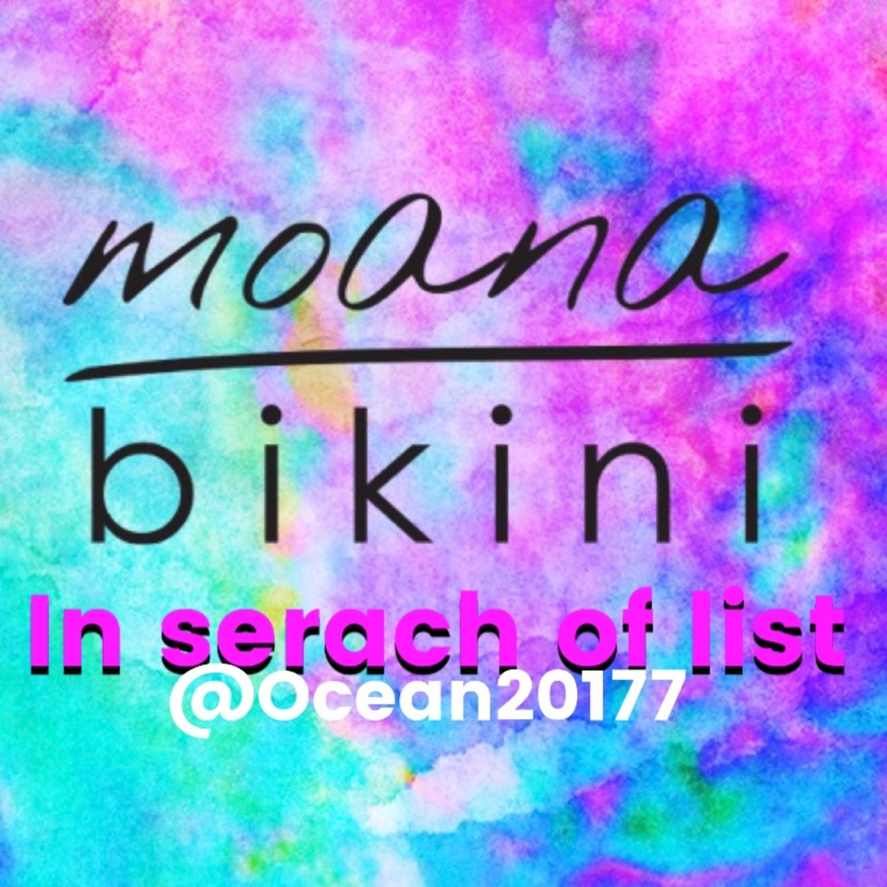 Moana Bikini Wish List !